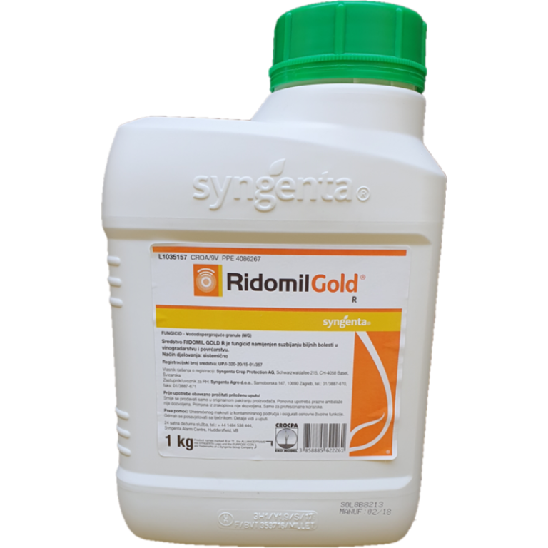 Ridomil Gold R WG 1 kg - Poljoprivredna zadruga PRVČA