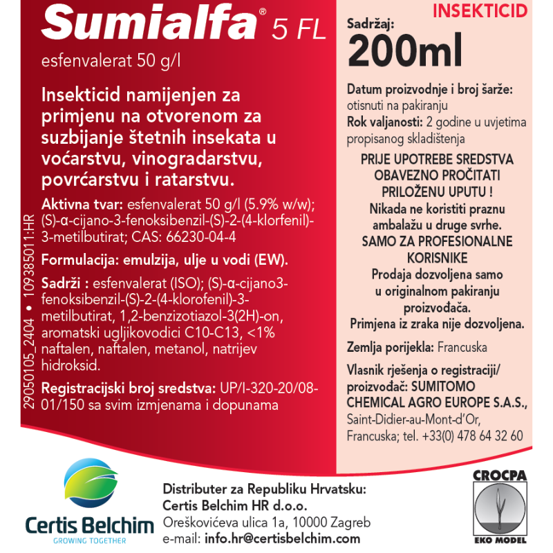 Sumialfa 5 FL 200 ml