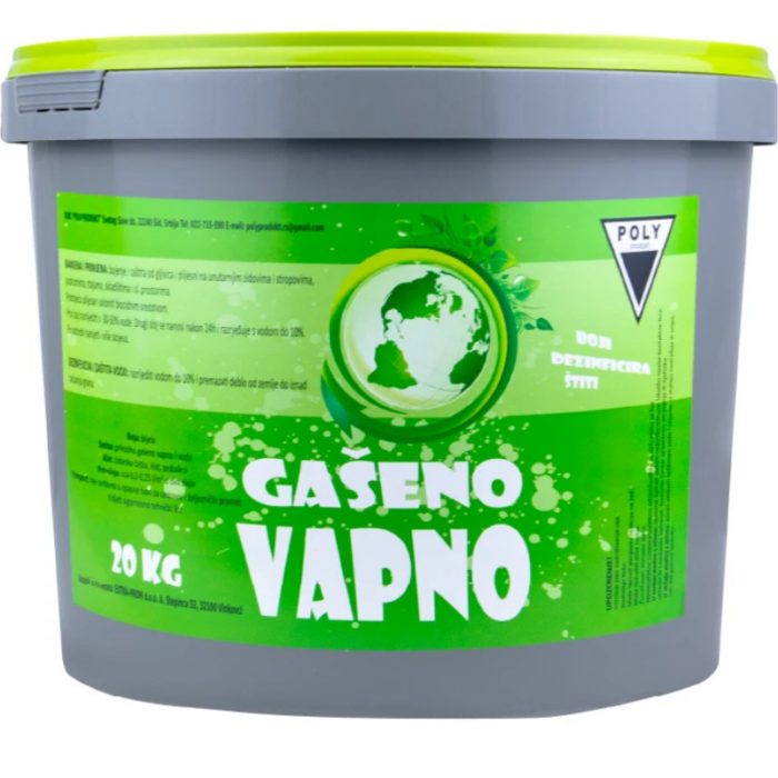 gašeno vapno 20 kg