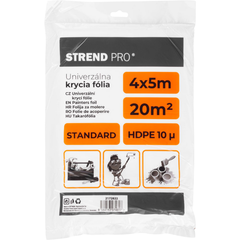 ZAŠTITNA FOLIJA ZA LIČENJE 4X5,10M