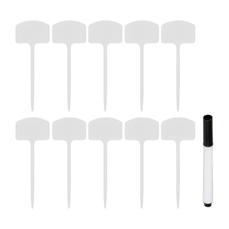 OZNAKA ZA BILJKE SA MARKEROM,10 KOM, SK