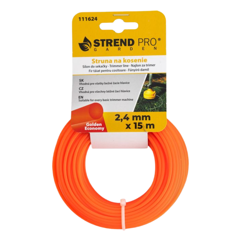 STRUNA ZA TRIMER, OKRUGLA, 2.4X15M, SK
